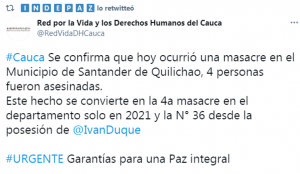 Cuatro 4 personas asesinadas en zona rural de Santander de Quilichao, Cauca | Noticias de Buenaventura, Colombia y el Mundo