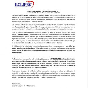 “No más mensajes de odio, en las redes sociales”, propietarios del Motel Eclipse tras ataque al establecimiento en Cali | Noticias de Buenaventura, Colombia y el Mundo