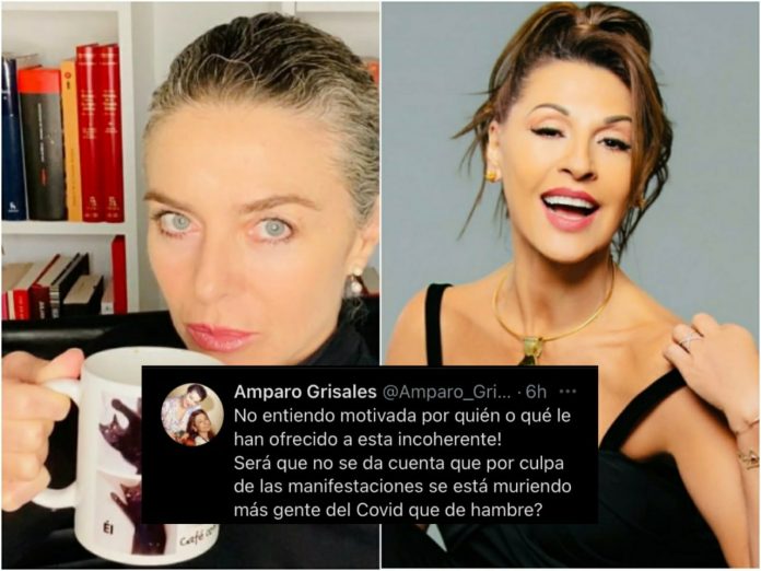 Amparo Grisales insultó a Margarita