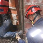 derrumbe en Aguacatal bomberos rescató a mujer