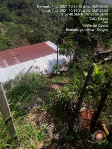 derrumbe en Aguacatal bomberos rescató a mujer