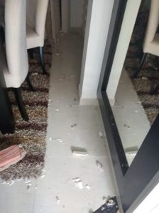 En imágenes: Así quedó apartamento en el norte de Barranquilla tras fuerte explosión