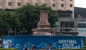 Con estatua de una mujer indígena Olmeca remplazarán una de Cristóbal Colón en Ciudad de México