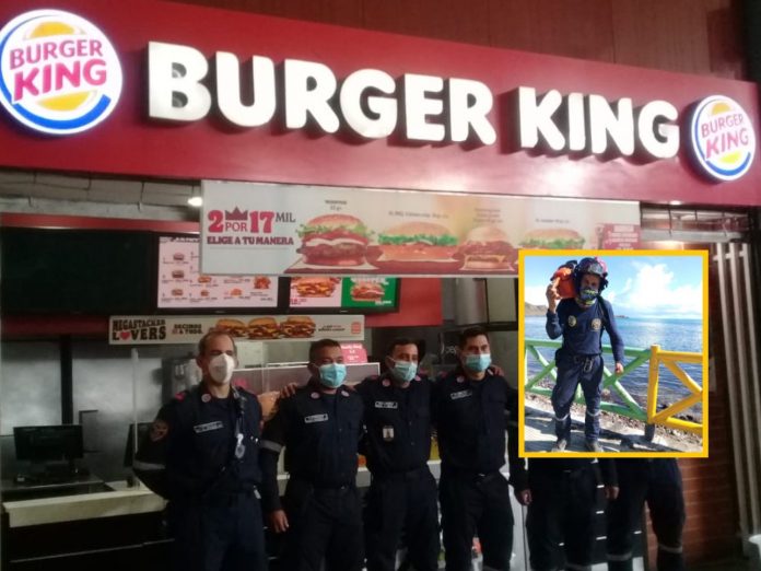 Bombero de Burger King