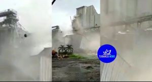 derrumbe de un silo en Barranquilla