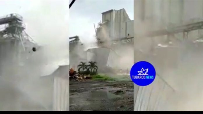 derrumbe de un silo en Barranquilla