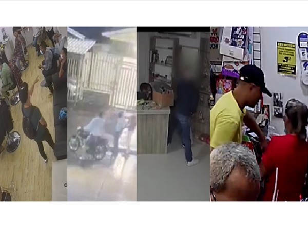 Delincuencia desatada en Barranquilla: Atracos a perfumería, peluquería y miscelánea quedaron grabados en video - Noticias de Colombia