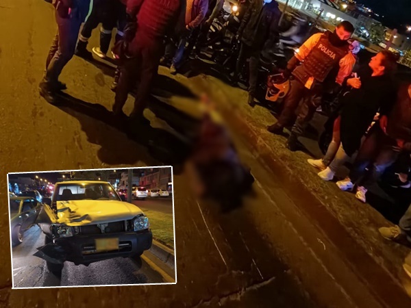Fatal accidente en Pasto: conductor de camioneta arrolló a peatón en vía Panamericana
