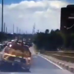 Taxi "robado", "parada repentina" y accidente espectacular en la autopista South Eastern Freeway - Noticias de Colombia