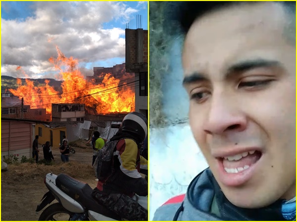 “No pudimos salvar mi casa, todo quedó en llamas, solo pido que me ayuden con trabajo”, el drama de Alexis tras el incendio en Pasto