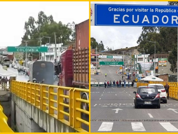 Ecuador ordenó apertura inmediata del paso fronterizo de Rumichaca