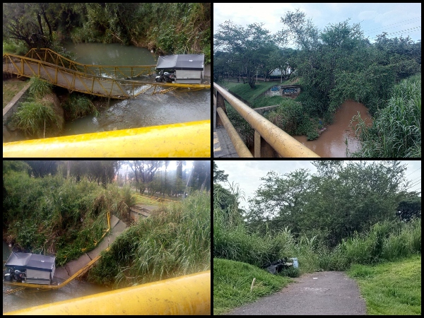 Qué pasó con el puente sobre el río Meléndez en El Ingenio, se cayó hace dos años y no ha sido reinstalado