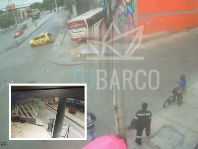 Barranquilla vía 40 accidente