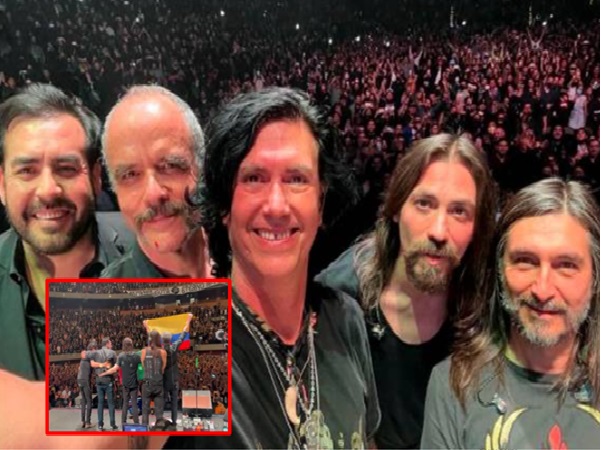 The exciting concert of Caifanes in Medellín: they showed photos of the 'national strike' and sent a message to Colombia
