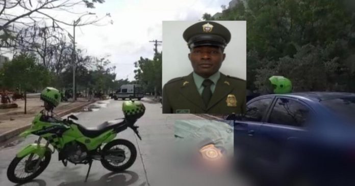 La Policía confirmó el deceso del patrullero Naudin, había sido baleado en Caribe Verde