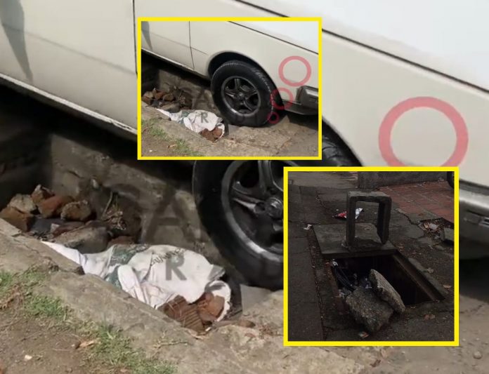 Alcantarillas destapadas el riesgo otro riesgo en las calles de Cali, en Barranquilla ya murió una joven por una alcantarilla destapada