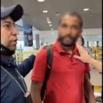 kicks, fists and insults; Migration official attacked a traveler in El Dorado: "Welcome to Colombia", they say