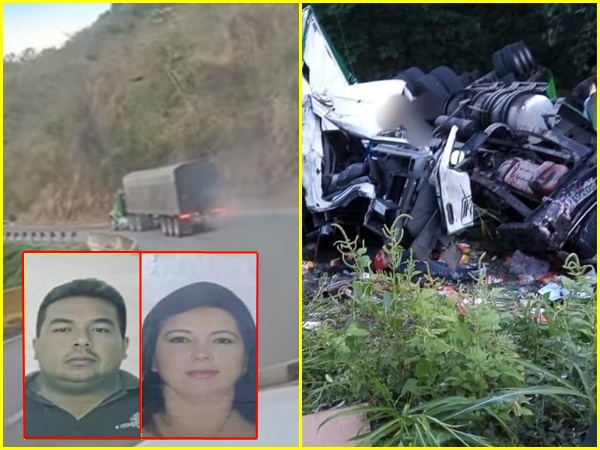 Luz Marina and Don Felix were the victims of the accident in Ocaña, truck driver is injured.