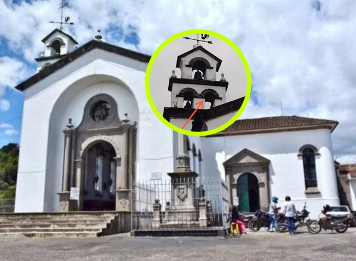 ¡No respetan! En Popayán se robaron la campana de la Iglesia de San Belén, era de bronce y 