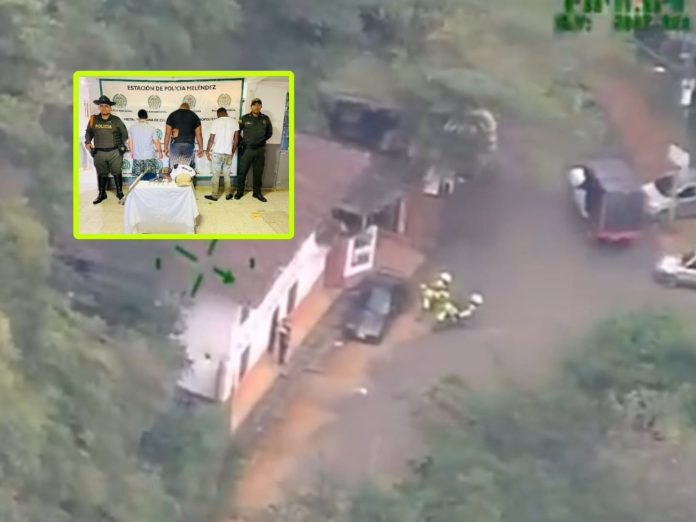 Robos Cali - Se meterion a robar una casa, pero la policía en Cali no los dejó escapar: hasta con helicóptero los buscaron