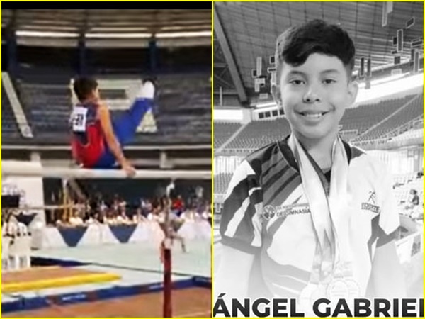 Luto en el deporte: gimnasta Ángel Gabriel de 12 años murió tras enredarse con una hamaca