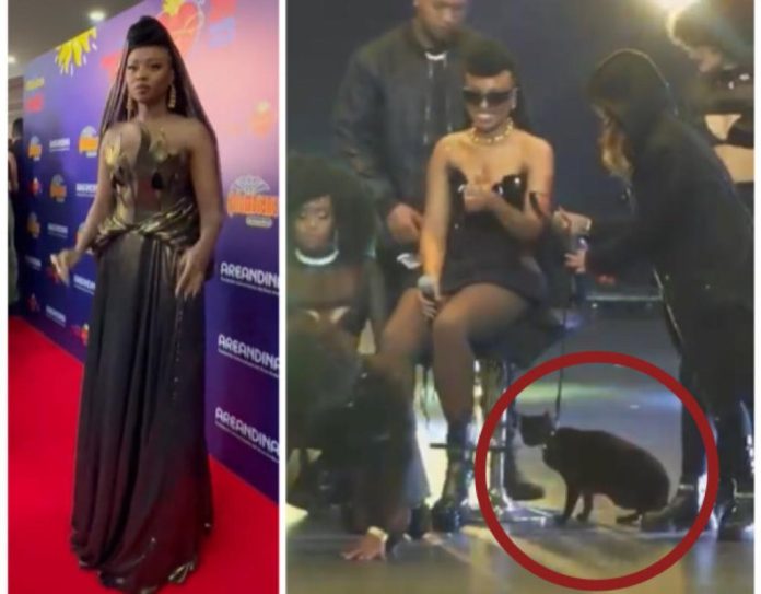 Fuertes críticas a Goyo por llevar un gato amarrado al show musical de Premios Lo Nuestro
