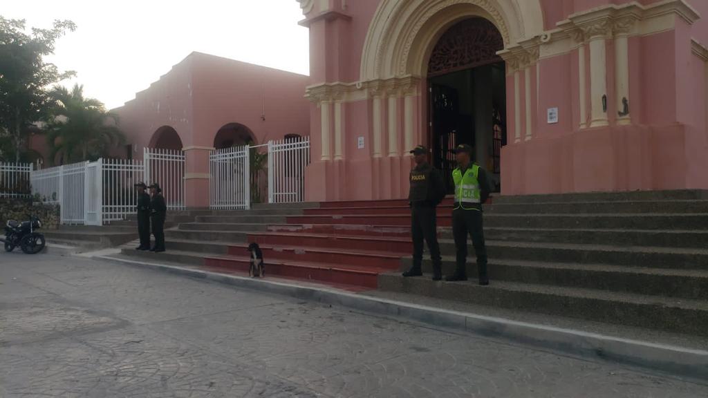 El Santuario Mariano Nuestra Señora del Carmen en Puerto Colombia, donde el sacerdote fue amenazado