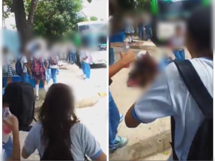 Pelearon dos alumnas y un padre terminó amenazando con arma de fuego a otro estudiante, en Barranquilla