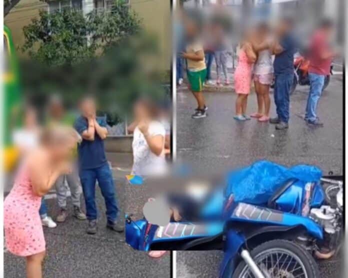Doloroso: llevaban dos niños en moto, la de 5 años murió en el accidente, en Santander