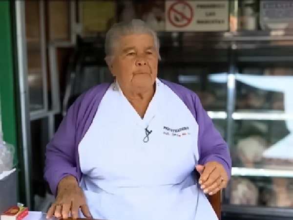 Doña Segunda, dueña de piqueteadero en Bogotá.