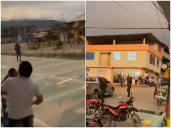 Policías derriban dron de las disidencias en Nariño: todo quedó registrado en video